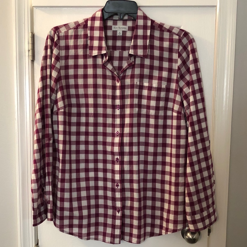 XL Kim Rogers Button Down Shirt